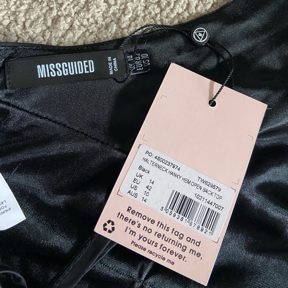 🔸 Missguided 🔸 open back halter top - Picture 4 of 6